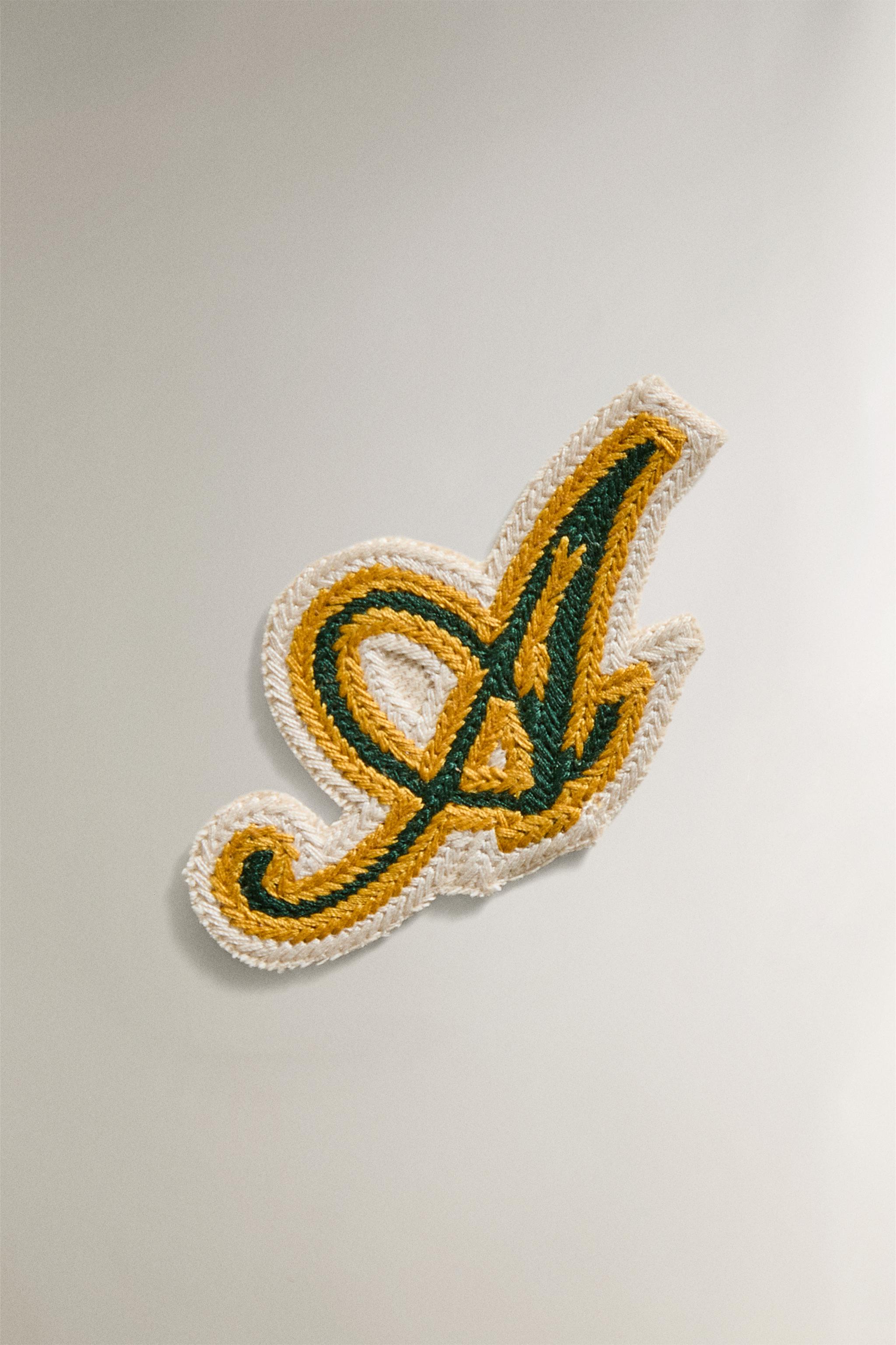 COTTON LETTER A PATCH